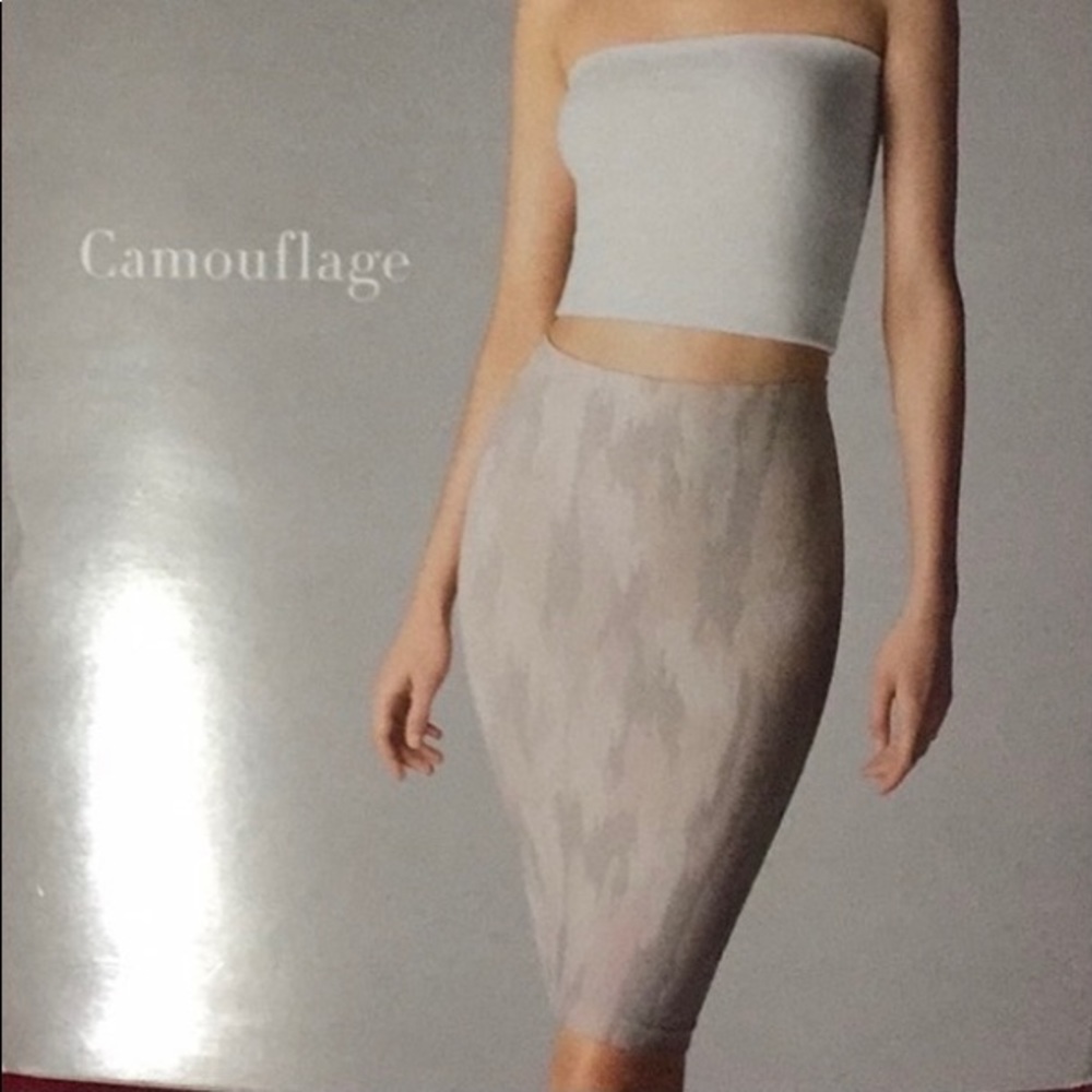 Wolford camouflage body con skirt